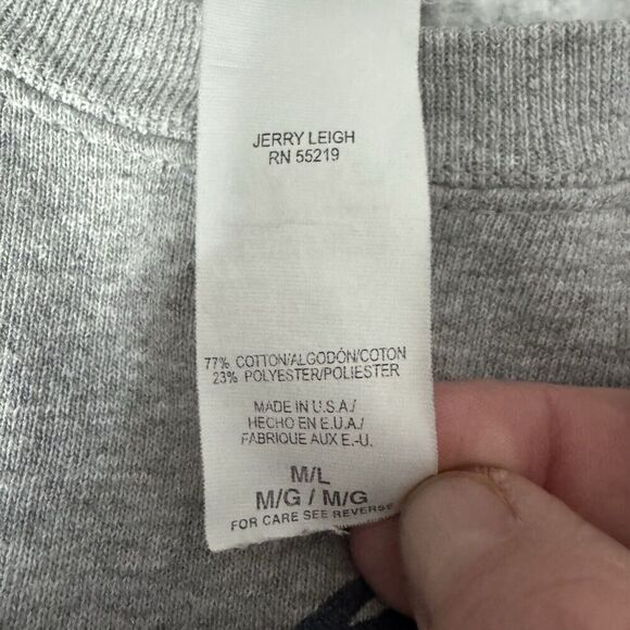 Vintage Mickey Unlimited Crewneck Sweatshirt M/L Mickey Mouse Gray Fleece 90s - Picture 4 of 7